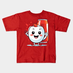 Soft drink cute T-Shirt cute giril Kids T-Shirt